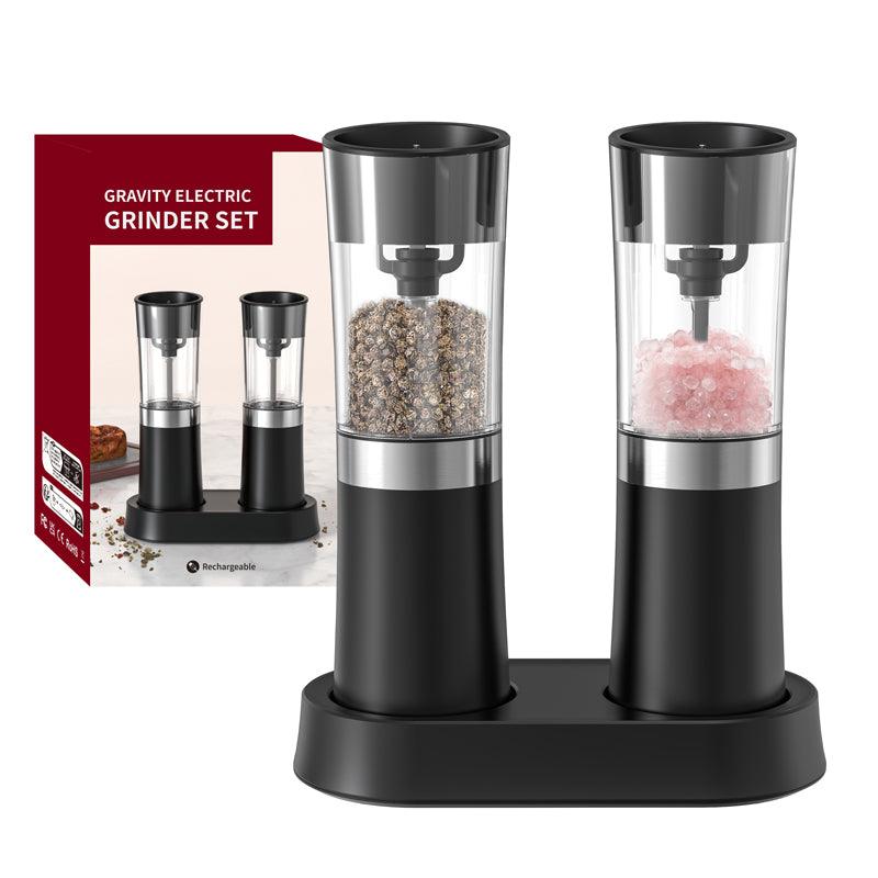 KLT Base Charging Rechargeable Pepper and Salt Electric Grinder with Base Gravity Sensing Kitchen Tools and Utensils KYMQ-29A&KYMQ-29C - KLT (ZHUHAI KELITONG ELECTRONIC CO., LTD.)