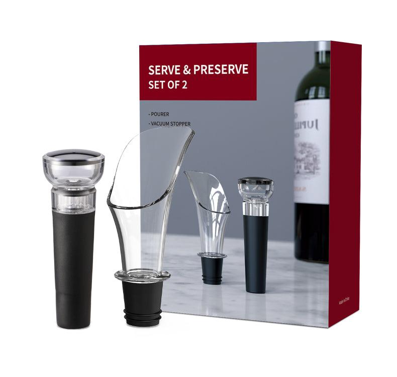 KLT Wine Pourer and Manual Vacuum Pump Set MGS-TZ01 - KLT (ZHUHAI KELITONG ELECTRONIC CO., LTD.)