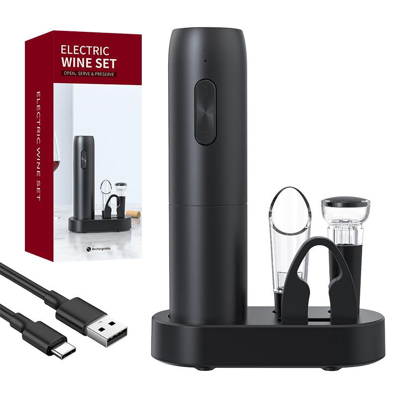 KP1125 KLT Rechargeable Electric Corkscrew Wine Accessory Gift Set - KLT (ZHUHAI KELITONG ELECTRONIC CO., LTD.)